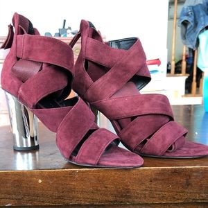Never Worn Rebecca Minkoff Suede Strappy Heels